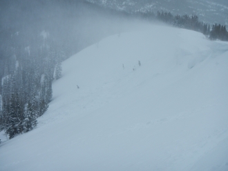 Wind Slab Formation in Middle Basin